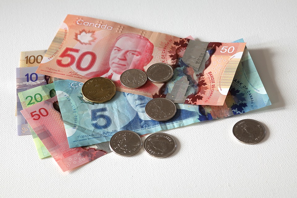 kanadské dolary